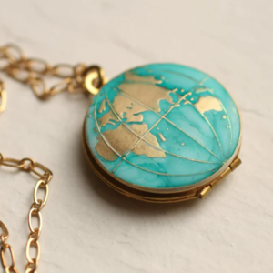 World Map Locket(Eastern)